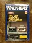 933-3773 Walthers Cornerstone Ho Two City Sidewalk Newsstands Kit Form