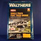 933-4030 Walthers Cornerstone Single Track Pony Truss Bridge Ho 616374105403