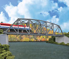 933-4522 Walthers Pratt Truss Railroad Bridge Double Track Kit 616374131570