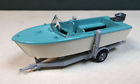 95-02 Wiking Ho Vintage Motorboat On Trailer
