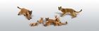 A1949 Woodland Scenics Cougars Cubs 724771019497