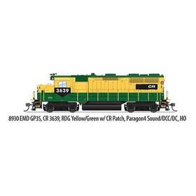 Broadway Bli8930 Ho Cr Gp35 Model Rail - No.3639 Yellow And Gray Sound