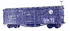Tc3000 Craftsman Hon3 Denver Wood Model Railroad Car Kit Rio Grande Box