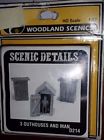 D214 Woodland Scenics Ho Scale Outhouses And Man Nip Kit