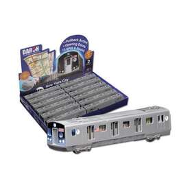 Tm703 Diecast Promotions Pullbacks Mta Pullback Subway Car 12 Piece Display