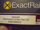 Ee-1751-2 Exactrail Conrail Depressed Center Flat Car