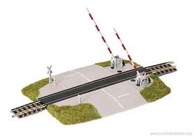 Fleischmann Flm9198 Level Crossing With Lifting Gate Barriers