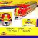 G1500a Athearn Genesis Rtr F7a Santa Fe Passenger 37l 37a 797534002500