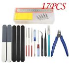 Gundam-17p Bxqinlenx Professional Pcs Gundam Modeler Basic Tools Craft Set For