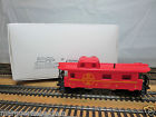 Ho " Scale Streamline Pemco 8-wheeled Caboose "santa Fe Ihc Rtr