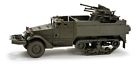743686-279 Ho Us 1 "halbkette M16 Anti-aircraft Flak Army Gun 2-track "