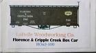 Hon3-100 Labelle Florence Cripple Creek Box Car