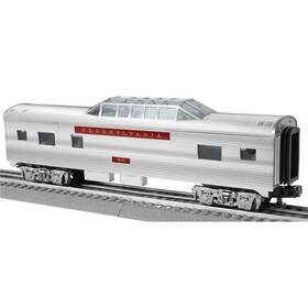 Lionel Lnl2427820 O Scale No.7820 Prr Streamlined Vista Dome Coach