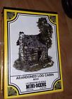 M101 Woodland Scenics Ho Kit Abandoned Log Cabin Pewter Cast Complete