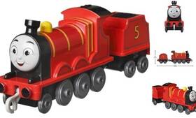 Hdy62 Mattel Fisher-price Die-cast Push-along Toy Train Engine For Preschool Kids James