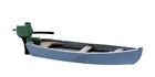 S0190 Model Tech Studios Studio Ho Gauge Small Boat With Layout