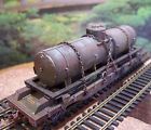 97566 Tanker Oil Mttx Load Ho Built Custom Tank Car Weathered Flat Spill
