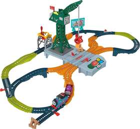 Hmb97 Thomas & Friends And Talking Cranky Delivery Train Set With Songs Sounds