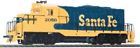 931-103 Trainline Nib Gp9m Fe Walthers Santa Locomotive 2050 Ho