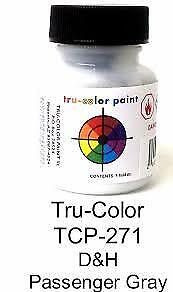 Tru-color Paint Tcp271 Tru-color 1 Oz D&h Passenger Car Gray