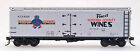 R-30-12-9 Wine Wood Car Caboose Bros Ca -30-12-9 Side Scatena Red Refrigerator