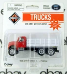 1:87 Scale International 3-AXLE Stake Bed Truck Red & White Boley #4006-17. Fixed Price $20.00.