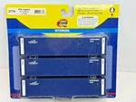 Athearn 27774 Ho Nyk Logistic 45'' Intermodal Container(pack Of 3). Fixed Price $34.99.