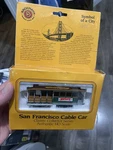 New Box Bachmann San Francisco Cable Car 60542 Powell & Mason Ho Scale Train. Fixed Price $25.00.