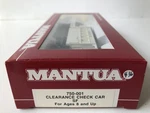 Mantua Ho Clearance Check Car Santa Fe 50386 #750-001 Nib. Fixed Price $19.99.