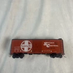Athearn Scale Atsf 16987 Santa Fe 40 Foot Box Car Shock Control Red. Fixed Price $29.99.