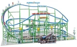 Faller 140410 Ho Roller Coaster Alpina Train Building Kit. Fixed Price $481.78.