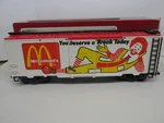 Lgb # 44910 Mcdonald's Billboard Box Car Scale. Fixed Price $80.00.