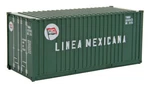 Walthers 20' Corrugated Container W/ Flat Panel Linea Mexicana Ho Scale. Fixed Price $11.99.