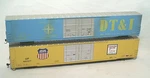 2 Athearn Walthers Ho 86' High Cube Double Door Box Cars W/ Kadee - Up Dt&i. Fixed Price $46.50.