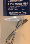 Miniatronics 50-004-01 Pin Micro Connector 12'' Wires. Fixed Price $24.59.
