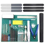 Bxqinlenx Professional 33 Pcs Model Tools Kit 30 22 Centimeters, Multicolor. Fixed Price $40.17.
