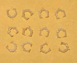 12 Nylon Worm Gear Clips For 1959 To 1963 Lionel Ho Belt Drive Diesel Engines. Fixed Price $46.00.