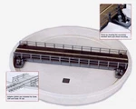 Peco LK-55 Ho Scale Manual/non-motorized Turntable (in Kit). Fixed Price $116.11.