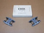 1 Pair Roundhouse Model Die Casting Scale Gauge 4 Wheel Passenger Truck. Fixed Price $11.00.