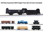 Kato Jnr Freight Train 10-CAR Nib H0 Caboose Tanker Hopper Gondola Boxcar. Fixed Price $370.00.