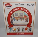 Model Power Ho 1:87 Scale Station People #5707 Nip. Fixed Price $9.99.