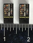 Ho Scale (2 Pcs) Snack #1 Vending Machines Modern Era Vinyl Wrapped Plastic. Fixed Price $19.99.