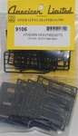 American Limited Models Ho Working Diaphragm Kits Pair Black Fits Athearn 9106. Fixed Price $39.98.
