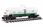 Bachmann 95004 Single Dome Tank Car Quaker State #767, Metal Wheels New Release. Fixed Price $149.95.