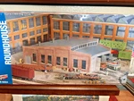 Three Stall Roundhouse Steam Era Engine Service Scale Kit 933-3041- New. Fixed Price $65.95.