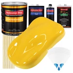 Sunshine Yellow Gallon Urethane Basecoat Clearcoat Car Auto Body Paint Kit. Fixed Price $353.99.