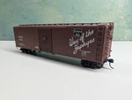Ho Scale 50' Box Car Cb&q #21086 Metal Wheels Read. Fixed Price $14.16.