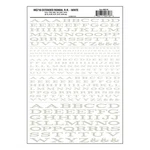 Woodland Scenics MG716 Extended Roman R.r. White Decals. Fixed Price $8.86.