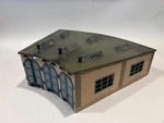 Marklin 7028 3-STALL Locomotive Roundhouse Tinplate (a). Fixed Price $100.00.