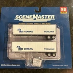 Scene Master 2 Pack Ho 1:87 Scale Conrail Trailer. Fixed Price $26.95.